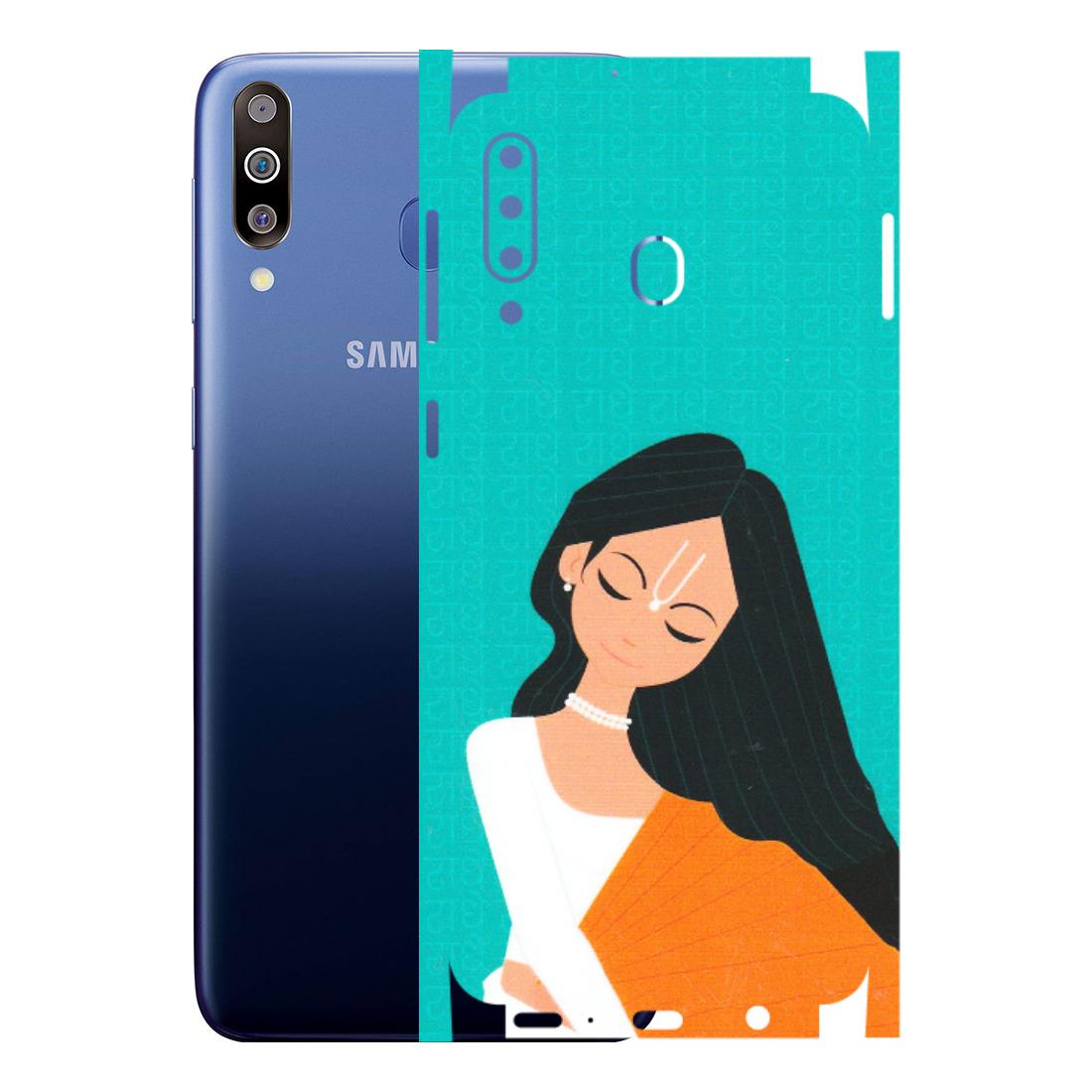 Samsung M/F/Note/Flip and C Phone Skins (All Models) - Radhe Radhe With Hindu Symbol - Matte Finish (M-164) Samsung Galaxy M30