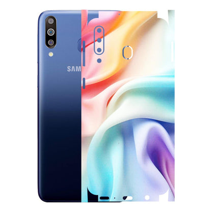 Samsung M/F/Note/Flip and C Phone Skins (All Models) - Colourful Silk Cloth - Matte Finish (M-165) Samsung Galaxy M30