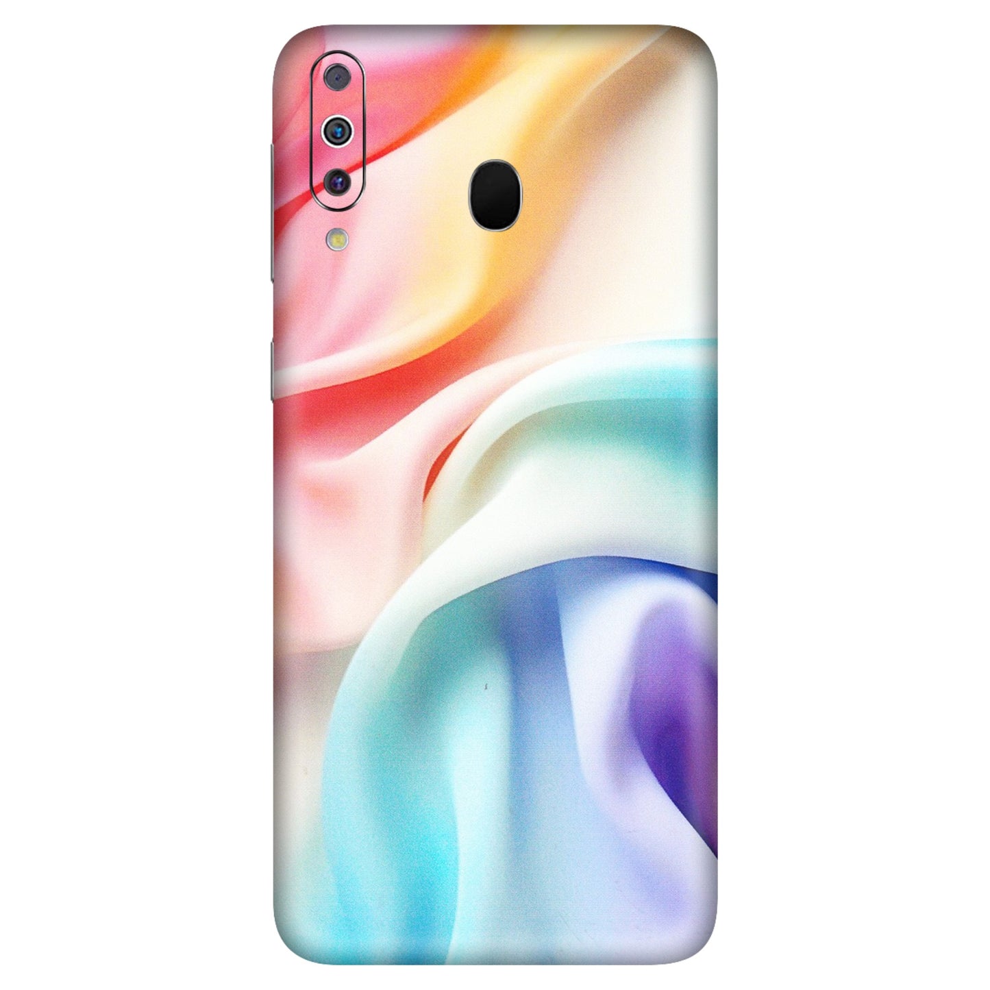 Samsung M/F/Note/Flip and C Phone Skins (All Models) - Colourful Silk Cloth - Matte Finish (M-165) Samsung Galaxy M30