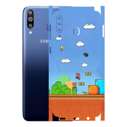 Samsung M/F/Note/Flip and C Phone Skins (All Models) - Mario Game Scene - Matte Finish (M-24) Samsung Galaxy M30