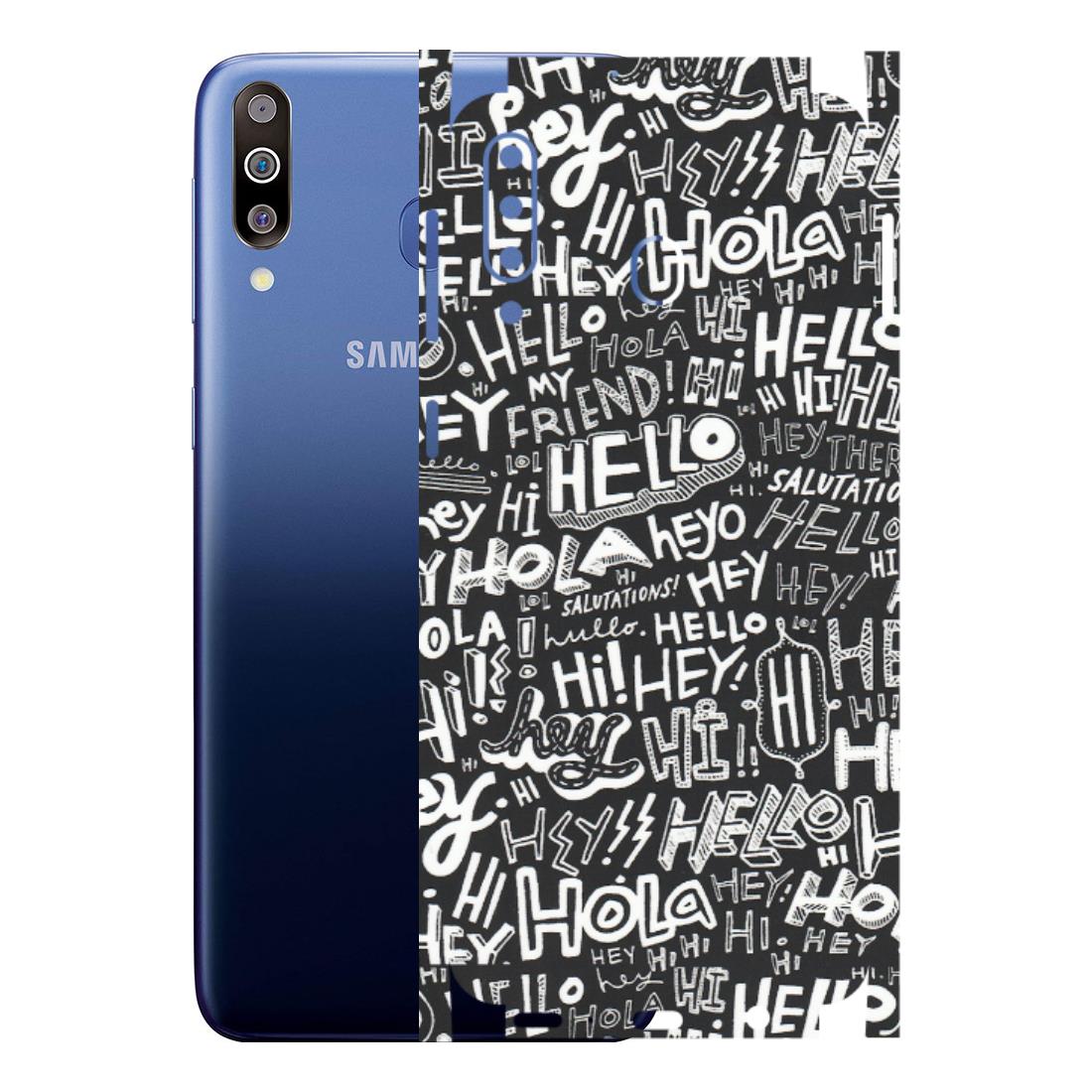 Samsung M/F/Note/Flip and C Phone Skins (All Models) - Hi Hello Doodles - Matte Finish (M-25) Samsung Galaxy M30