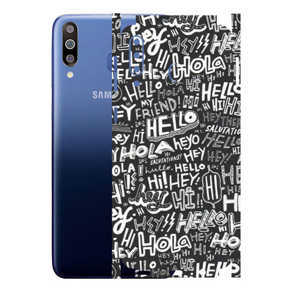Samsung M/F/Note/Flip and C Phone Skins (All Models) - Hi Hello Doodles - Matte Finish (M-25) Samsung Galaxy M30