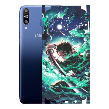 Samsung M/F/Note/Flip and C Phone Skins (All Models) - Sword Fighter Anime - Matte Finish (M-29) Samsung Galaxy M30