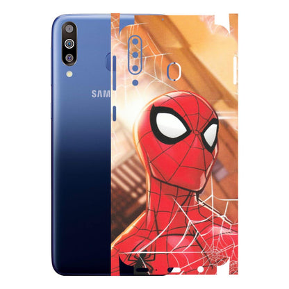 Samsung M/F/Note/Flip and C Phone Skins (All Models) - Spiderman Face New - Matte Finish (M-41) Samsung Galaxy M30