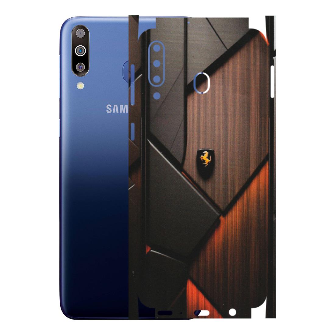 Samsung M/F/Note/Flip and C Phone Skins (All Models) - Lambo Beauty Wood Pattern Sober - Matte Finish (M-51) Samsung Galaxy M30