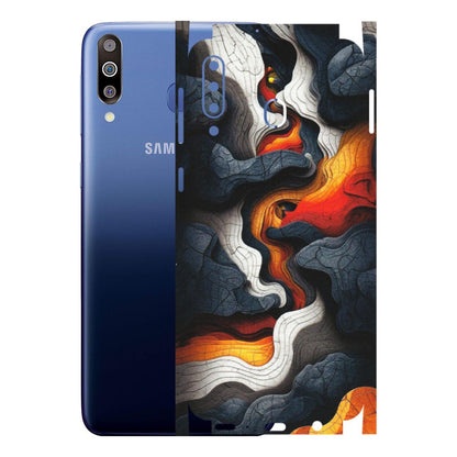 Samsung M/F/Note/Flip and C Phone Skins (All Models) - Abstract Volcanic Layers - Matte Finish (M-52) Samsung Galaxy M30