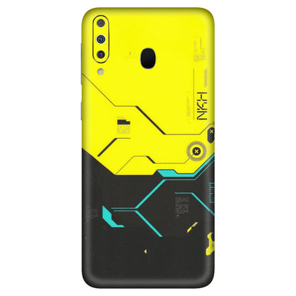 Samsung M/F/Note/Flip and C Phone Skins (All Models) - Black Yellow Technica - Matte Finish (M-53) Samsung Galaxy M30