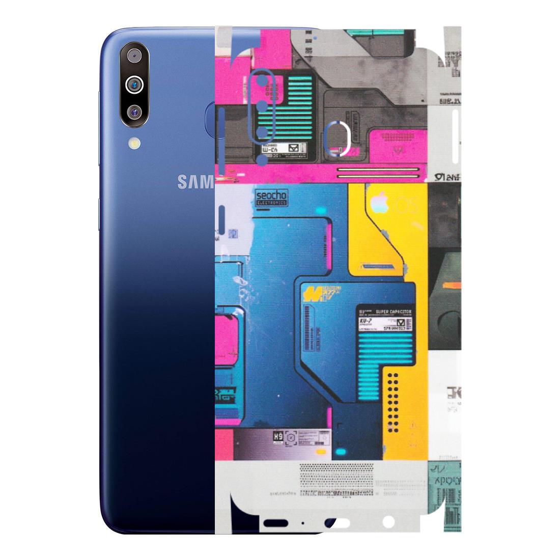 Samsung M/F/Note/Flip and C Phone Skins (All Models) - Colourfull Motherboard Internals - Matte Finish (M-55) Samsung Galaxy M30