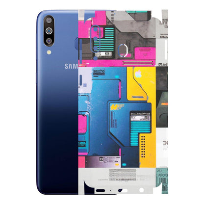 Samsung M/F/Note/Flip and C Phone Skins (All Models) - Colourfull Motherboard Internals - Matte Finish (M-55) Samsung Galaxy M30