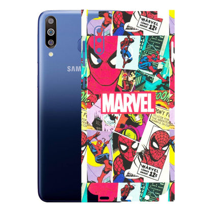 Samsung M/F/Note/Flip and C Phone Skins (All Models) - Marvel Comic Spiderman Grafitti - Matte Finish (M-72) Samsung Galaxy M30