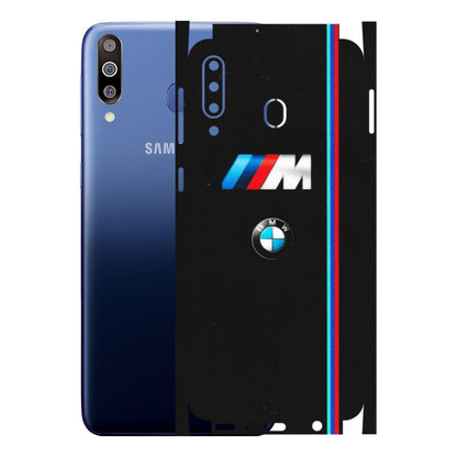 Samsung M/F/Note/Flip and C Phone Skins (All Models) - Styling With Black BMW - Matte Finish (M-74) Samsung Galaxy M30