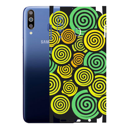 Samsung M/F/Note/Flip and C Phone Skins (All Models) - Crazy Spiral - Matte Finish (M-91) Samsung Galaxy M30