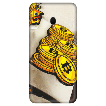 Samsung M/F/Note/Flip and C Phone Skins (All Models) - Billionaire Bitcoin Collection - Matte Finish (M-92) Samsung Galaxy M30