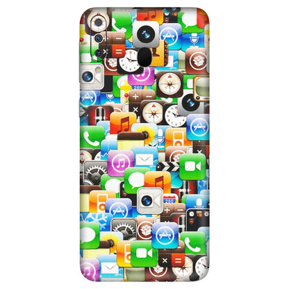 Samsung M/F/Note/Flip and C Phone Skins (All Models) - All Apple Icons - Matte Finish (M-93) Samsung Galaxy M30