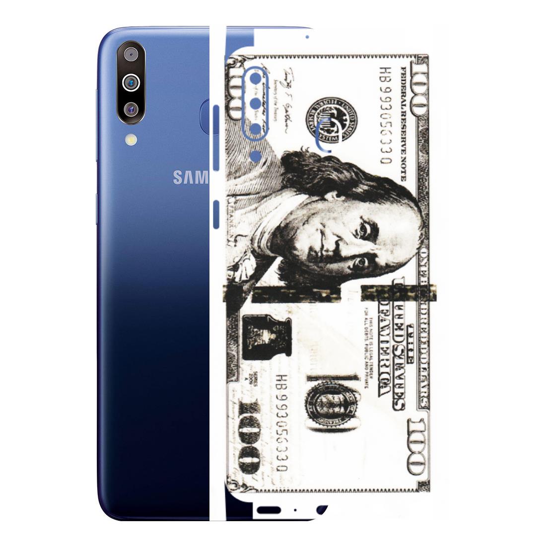 Samsung M/F/Note/Flip and C Phone Skins (All Models) - 100 Dollar Currency - Transparent Finish (T-01) Samsung Galaxy M30