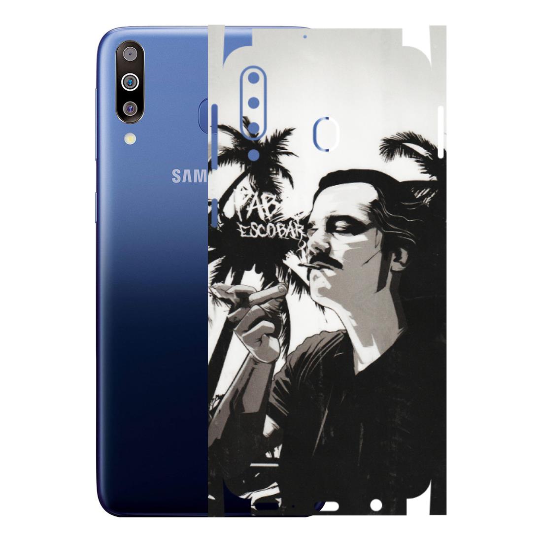 Samsung M/F/Note/Flip and C Phone Skins (All Models) - Pab Escobar - Transparent Finish (T-05) Samsung Galaxy M30