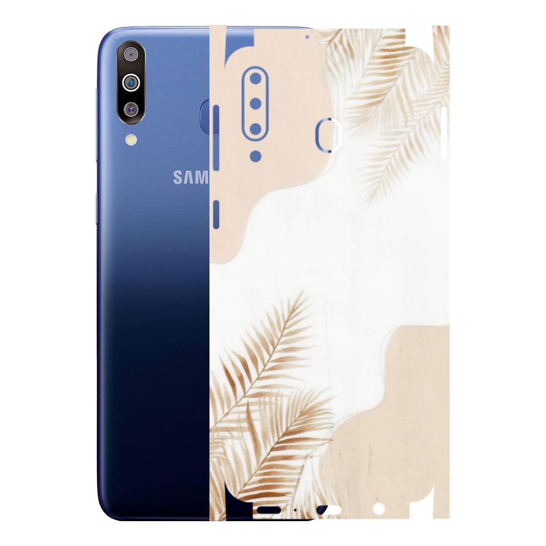 Samsung M/F/Note/Flip and C Phone Skins (All Models) - Gold Petals Abstract - Transparent Finish (T-08) Samsung Galaxy M30
