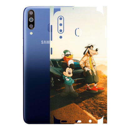 Samsung M/F/Note/Flip and C Phone Skins (All Models) - Hello Mr. Goofy - Transparent Finish (T-13) Samsung Galaxy M30