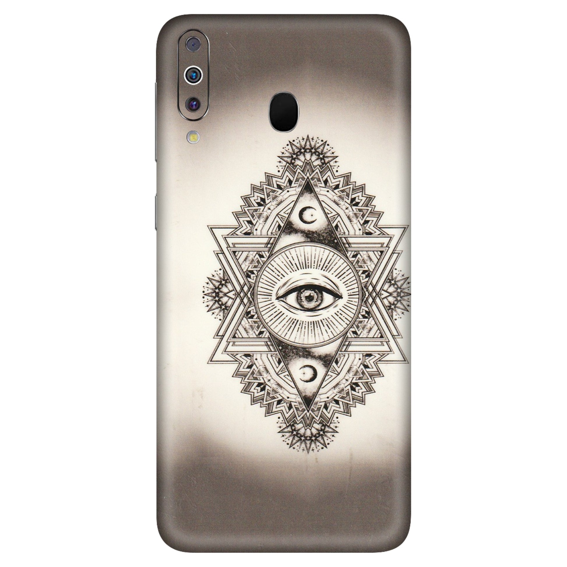 Samsung M/F/Note/Flip and C Phone Skins (All Models) - Illuminati Great Eye - Transparent Finish (T-14) Samsung Galaxy M30