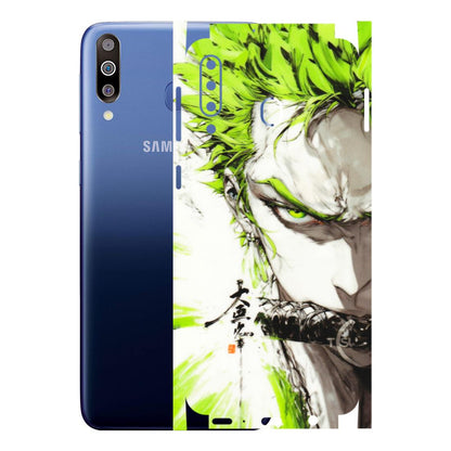 Samsung M/F/Note/Flip and C Phone Skins (All Models) - Roro Taku Anime - Transparent Finish (T-18) Samsung Galaxy M30