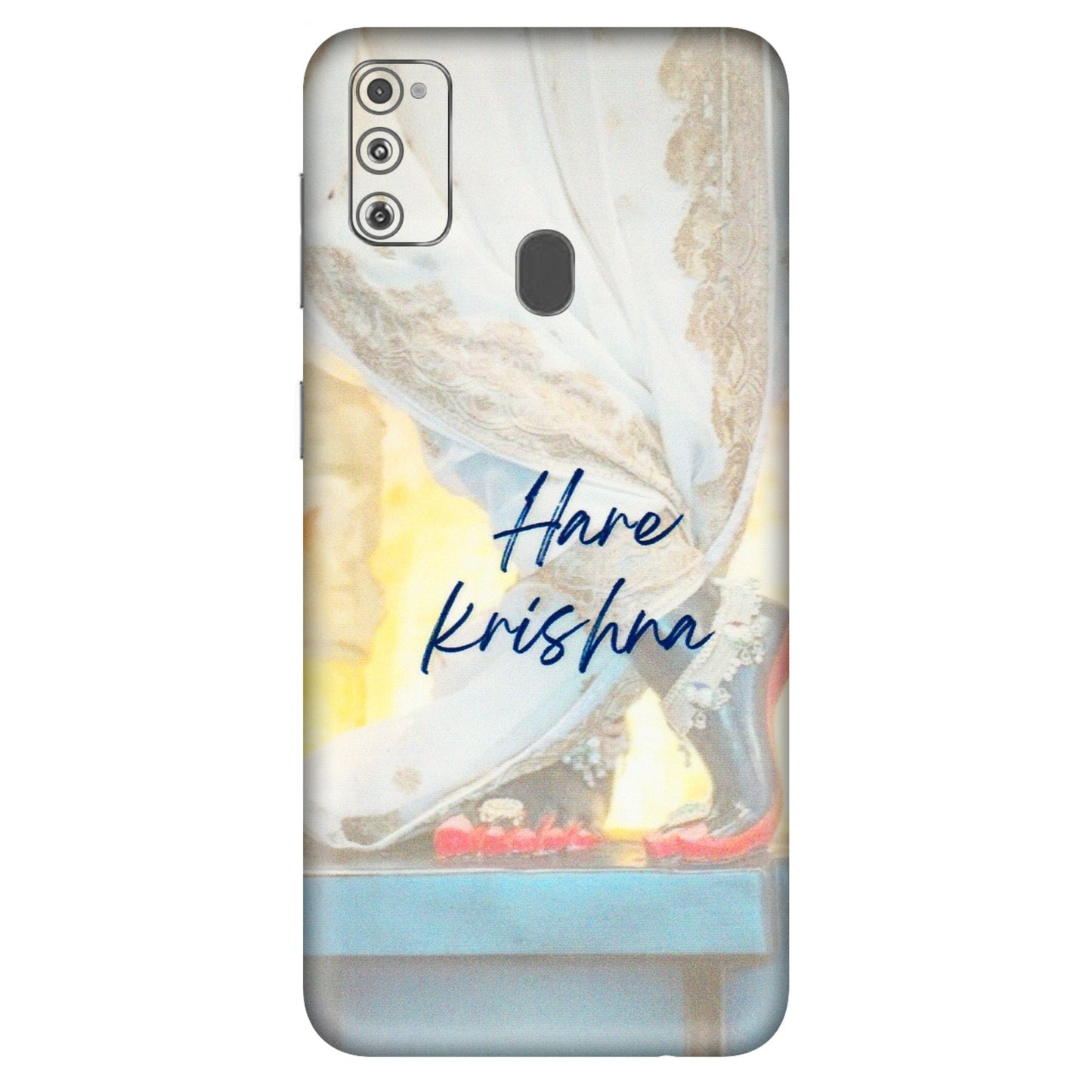 Samsung M/F/Note/Flip and C Phone Skins (All Models) - Hare Krishna - 3D Embossed Finish (L-03) Samsung Galaxy M30S
