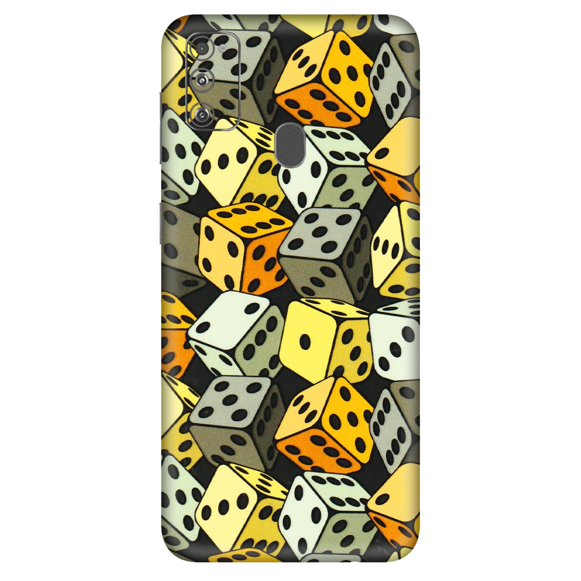 Samsung M/F/Note/Flip and C Phone Skins (All Models) - Dices Of Life - 3D Embossed Finish (L-04) Samsung Galaxy M30S
