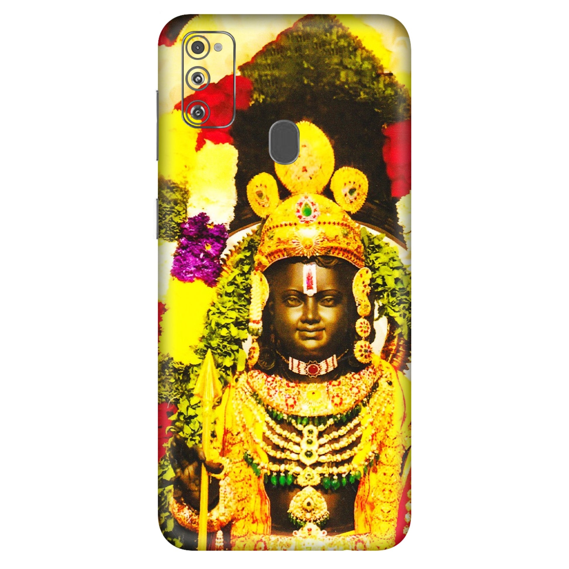 Samsung M/F/Note/Flip and C Phone Skins (All Models) - Ram Lalla Ayodhya - 3D Embossed Finish (L-103) Samsung Galaxy M30S