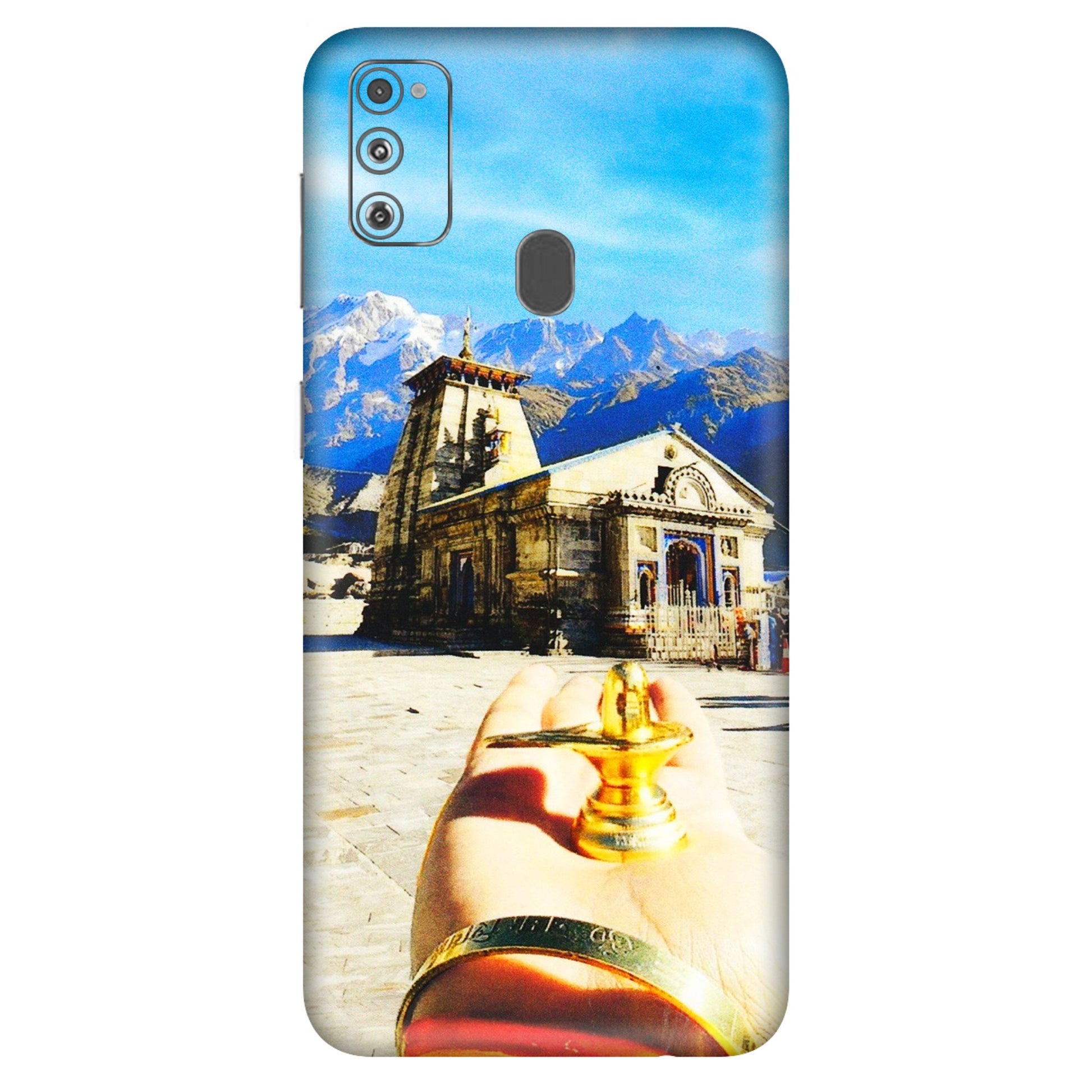 Samsung M/F/Note/Flip and C Phone Skins (All Models) - Beauty of Kedarnath - 3D Embossed Finish (L-108) Samsung Galaxy M30S