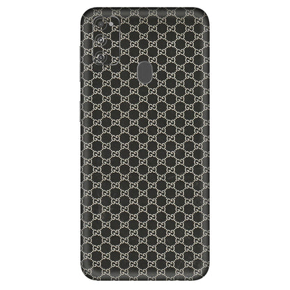 Samsung M/F/Note/Flip and C Phone Skins (All Models) - Black G Print - 3D Embossed Finish (L-109) Samsung Galaxy M30S