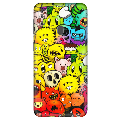 Samsung M/F/Note/Flip and C Phone Skins (All Models) - Angry Funkies - 3D Embossed Finish (L-169) Samsung Galaxy M30S