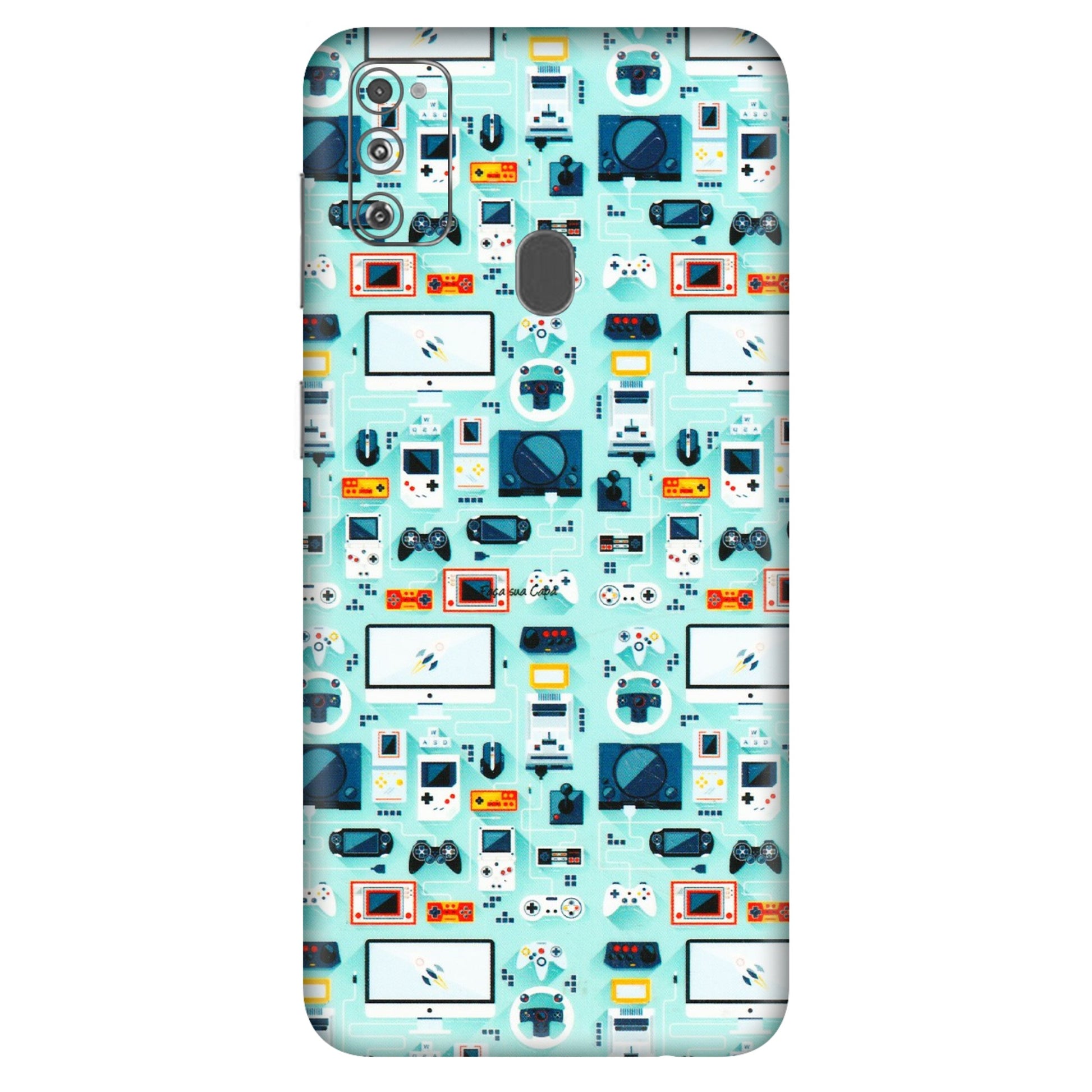 Samsung M/F/Note/Flip and C Phone Skins (All Models) - Gadgets Doodle - 3D Embossed Finish (L-184) Samsung Galaxy M30S