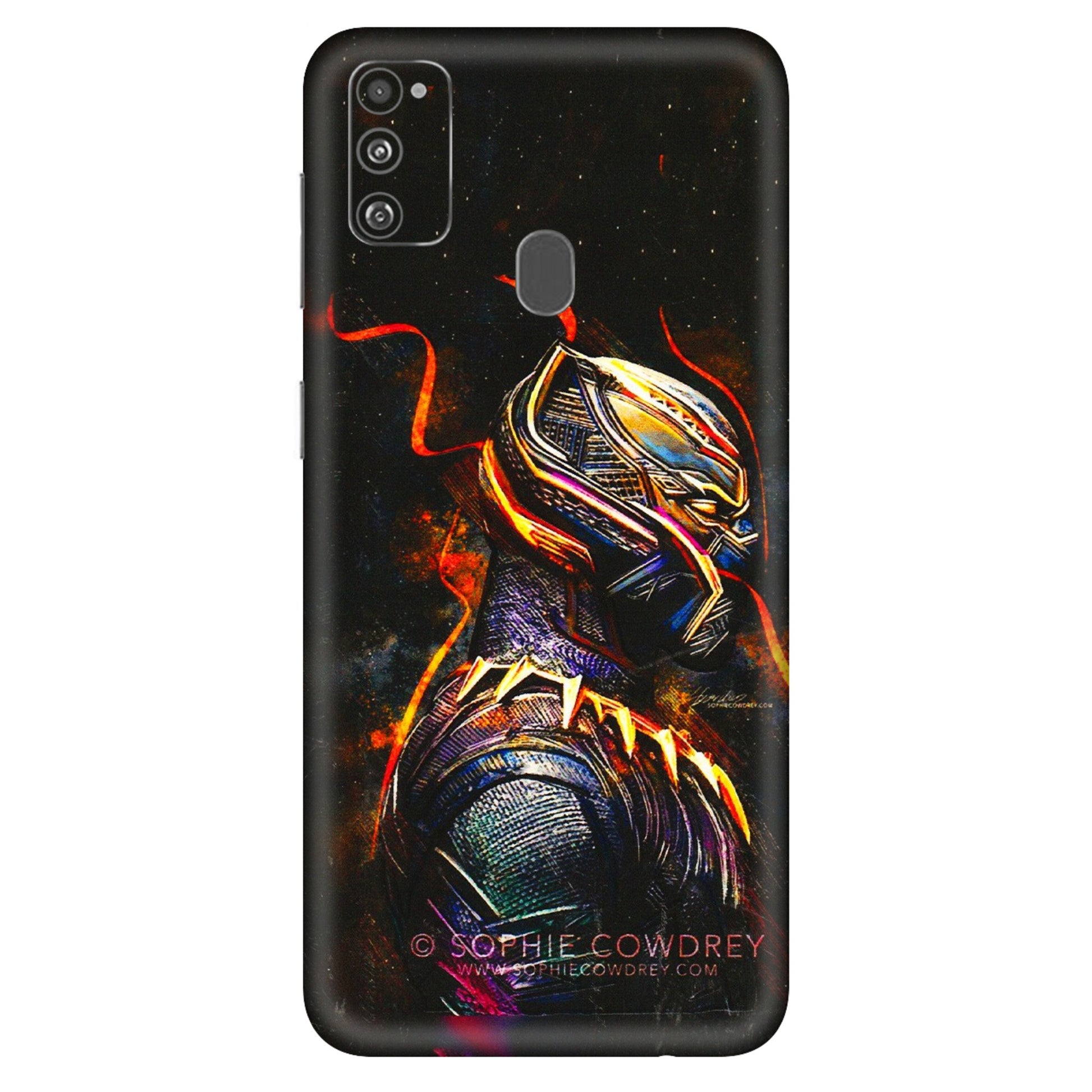 Samsung M/F/Note/Flip and C Phone Skins (All Models) - Black Panther - 3D Embossed Finish (L-190) Samsung Galaxy M30S