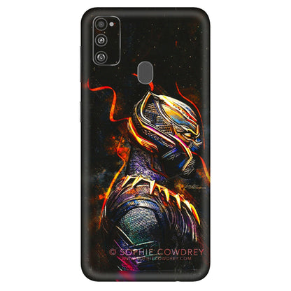 Samsung M/F/Note/Flip and C Phone Skins (All Models) - Black Panther - 3D Embossed Finish (L-190) Samsung Galaxy M30S
