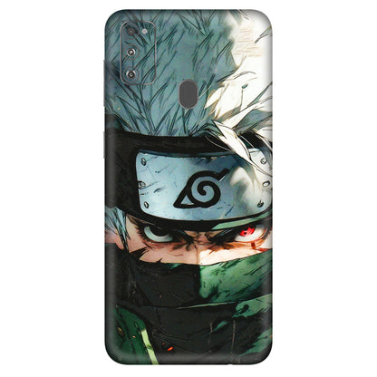 Samsung M/F/Note/Flip and C Phone Skins (All Models) - Kakashi Red Eye Focus - 3D Embossed Finish (L-227) Samsung Galaxy M30S