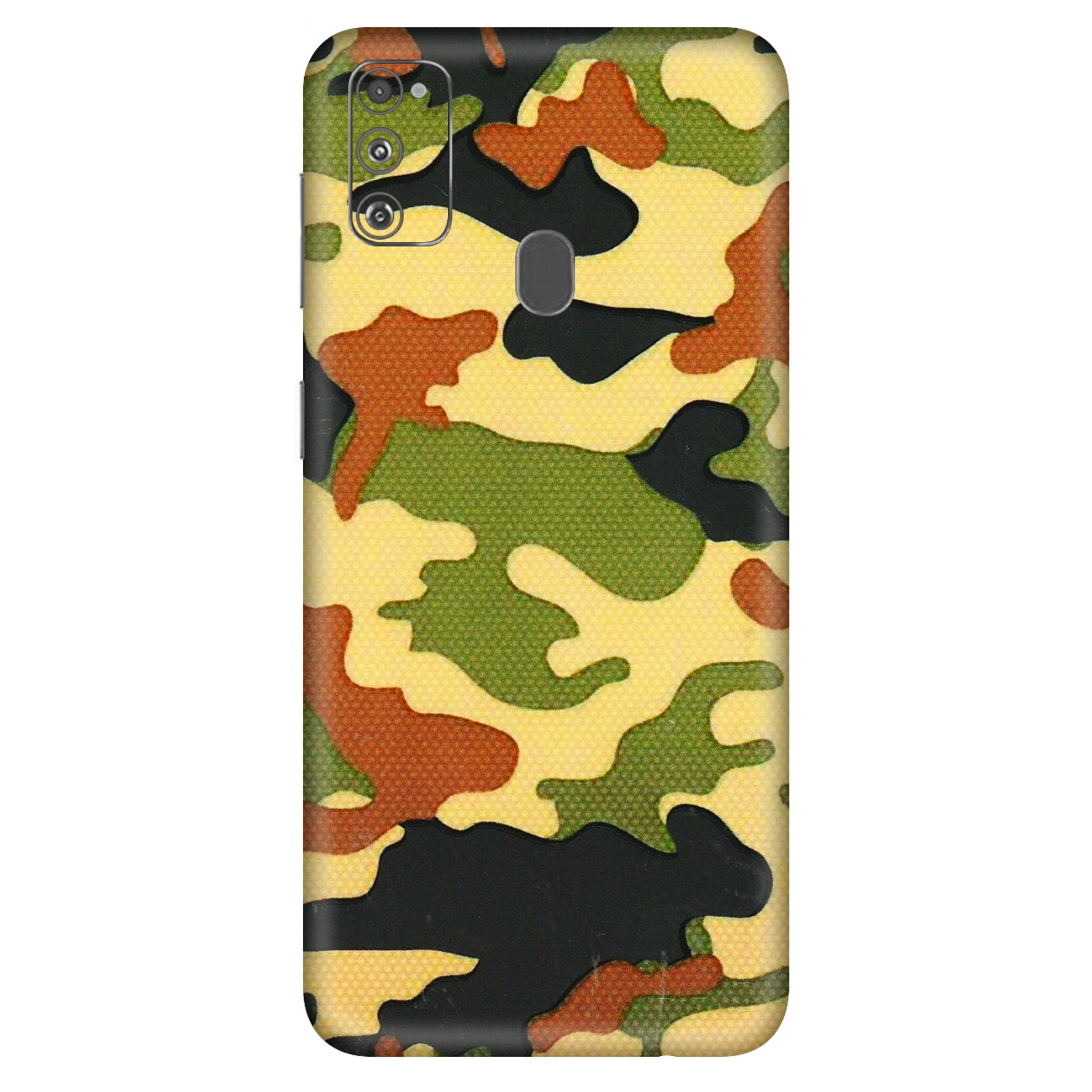 Samsung M/F/Note/Flip and C Phone Skins (All Models) - Indian Military - 3D Embossed Finish (L-234) Samsung Galaxy M30S
