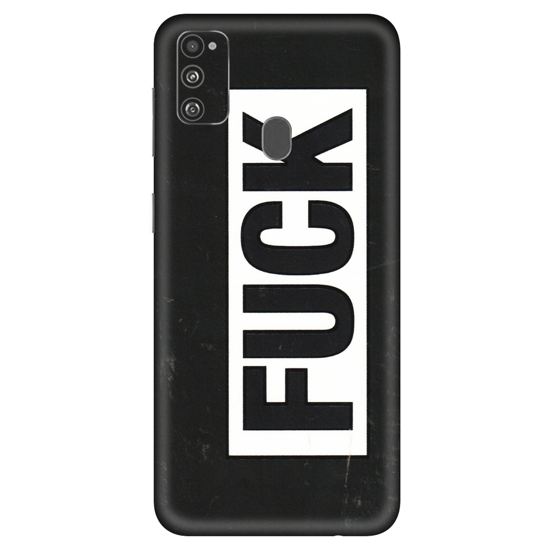 Samsung M/F/Note/Flip and C Phone Skins (All Models) - The F Word - 3D Embossed Finish (L-255) Samsung Galaxy M30S