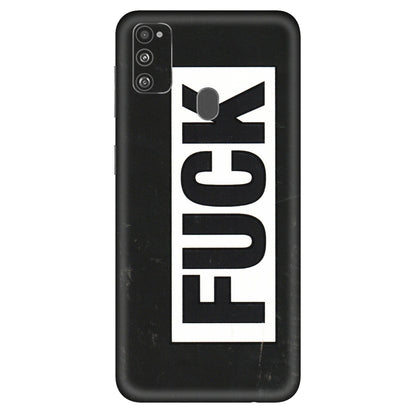 Samsung M/F/Note/Flip and C Phone Skins (All Models) - The F Word - 3D Embossed Finish (L-255) Samsung Galaxy M30S
