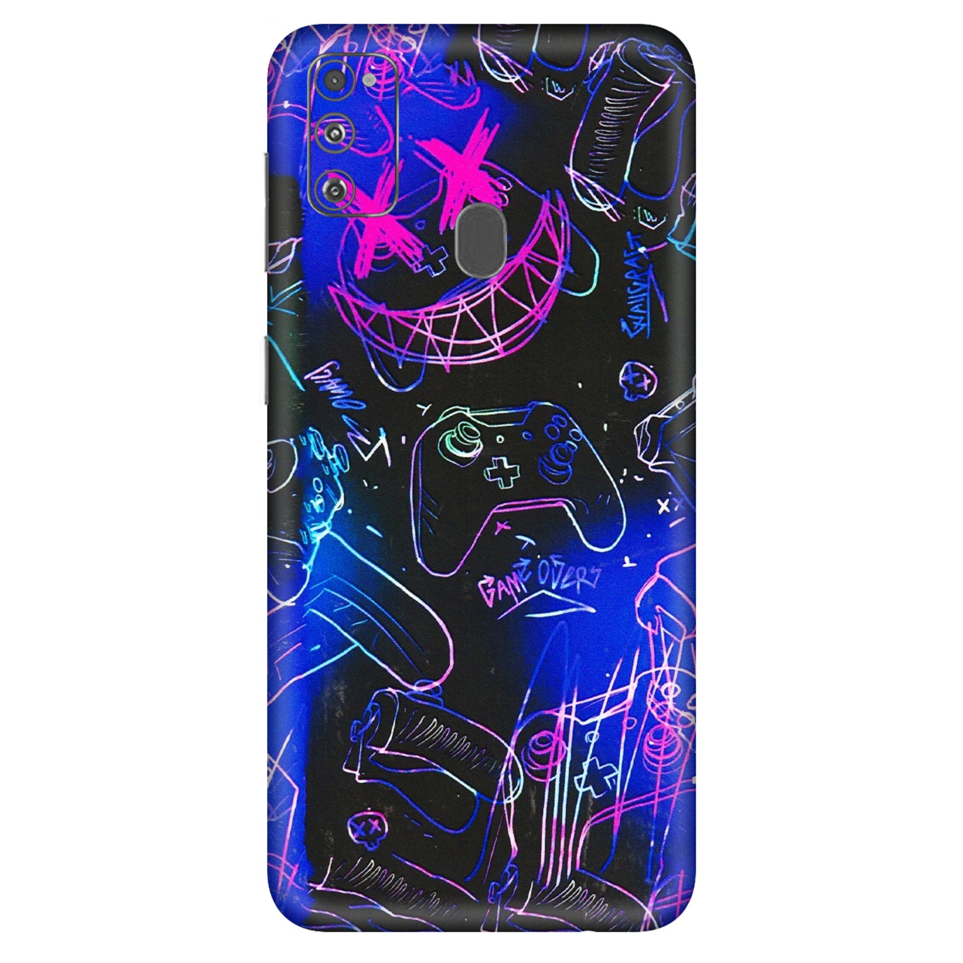 Samsung M/F/Note/Flip and C Phone Skins (All Models) - Gamers Paradise - 3D Embossed Finish (L-258) Samsung Galaxy M30S