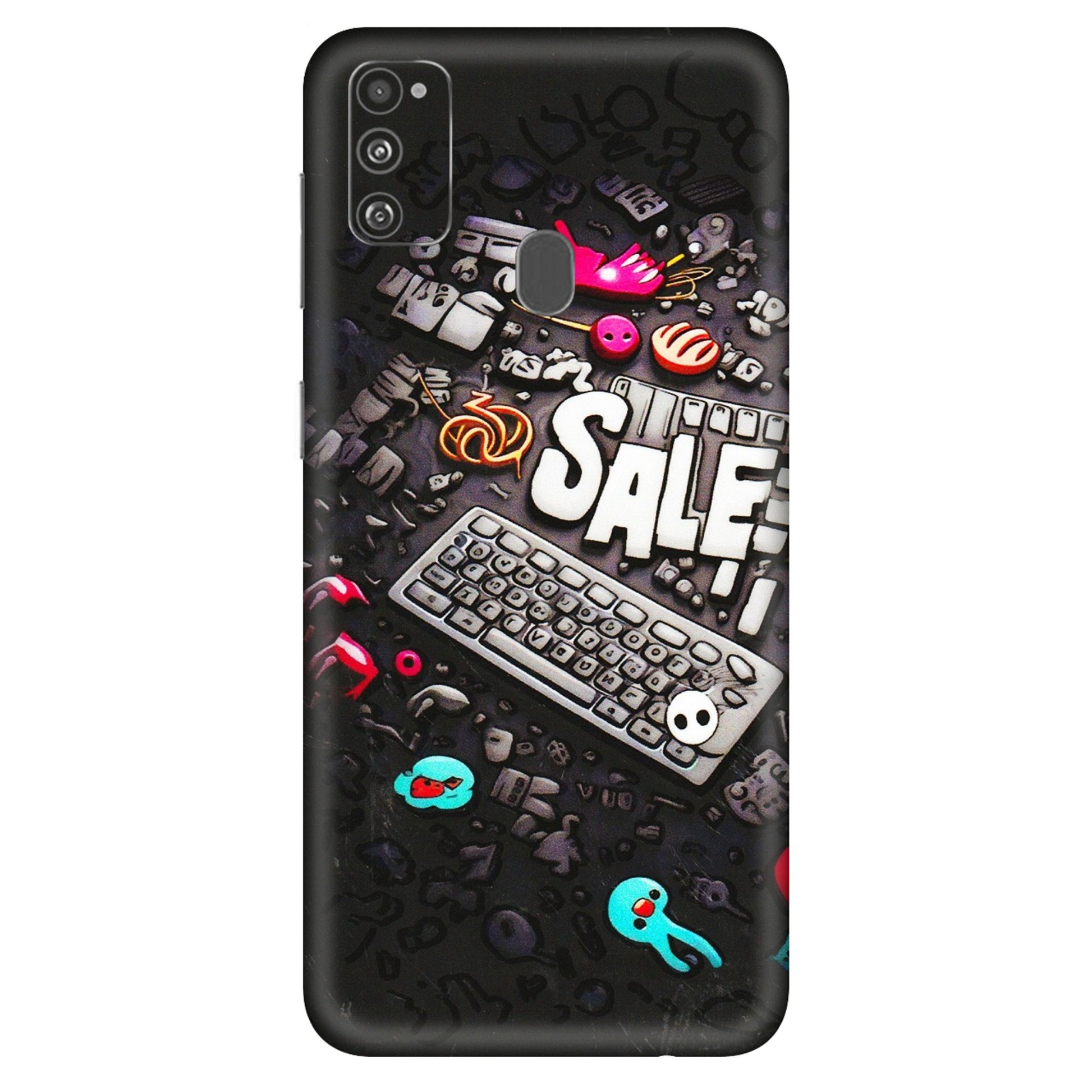Samsung M/F/Note/Flip and C Phone Skins (All Models) - Gadgets Sale - 3D Embossed Finish (L-50) Samsung Galaxy M30S