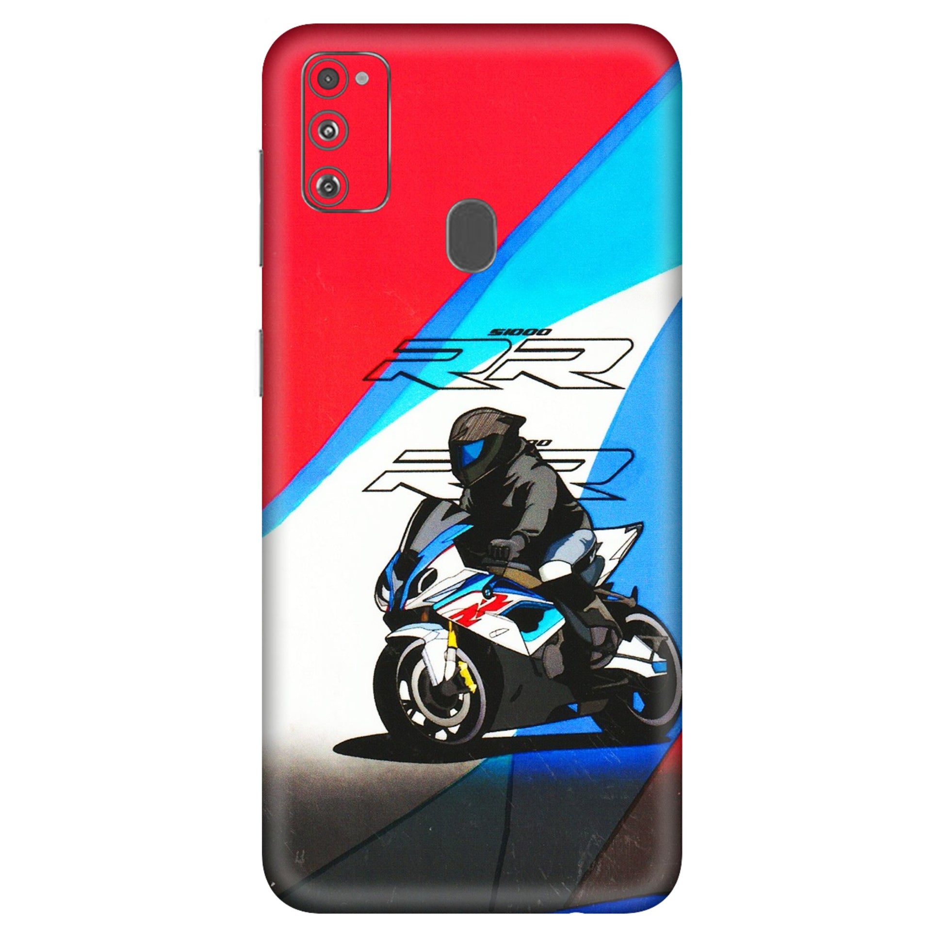 Samsung M/F/Note/Flip and C Phone Skins (All Models) - Bikers Love - 3D Embossed Finish (L-58) Samsung Galaxy M30S
