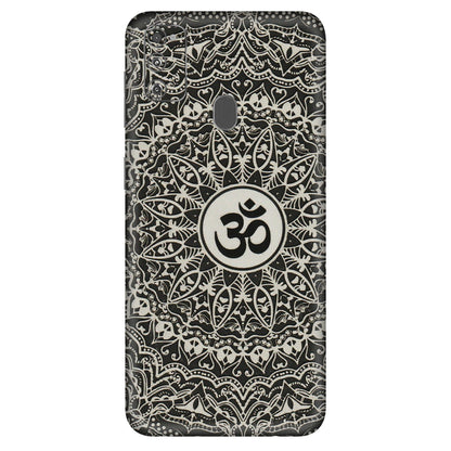 Samsung M/F/Note/Flip and C Phone Skins (All Models) - Aum Elegant Mandala - 3D Embossed Finish (L-62) Samsung Galaxy M30S