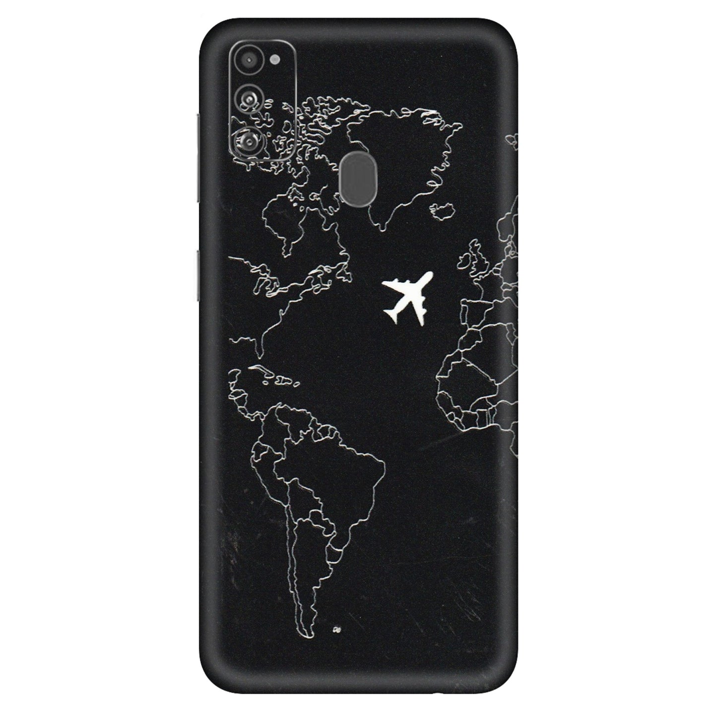 Samsung M/F/Note/Flip and C Phone Skins (All Models) - Never Ending Travel - 3D Embossed Finish (L-79) Samsung Galaxy M30S