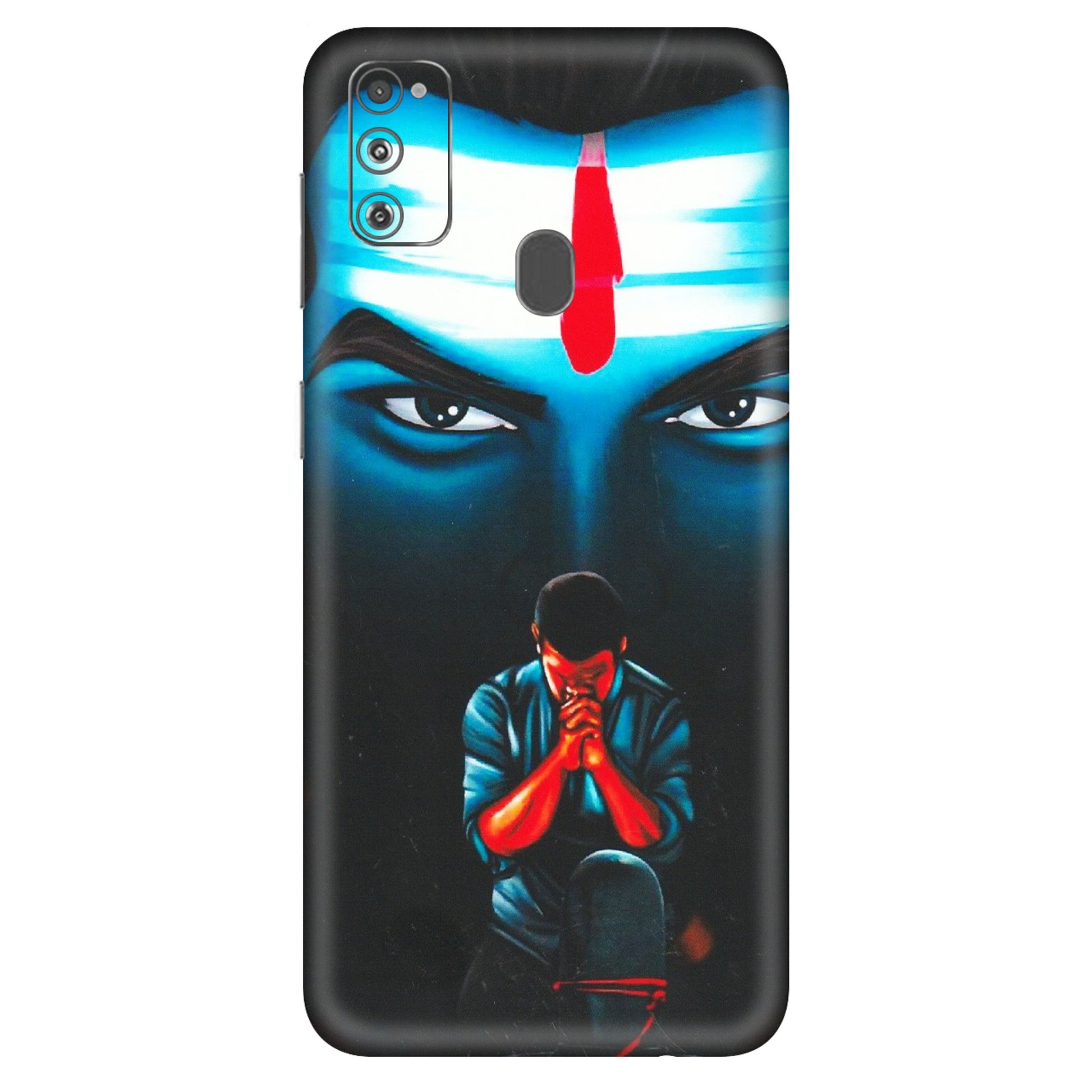 Samsung M/F/Note/Flip and C Phone Skins (All Models) - Mahakal Bhakt - Matte Finish (M-112) Samsung Galaxy M30S