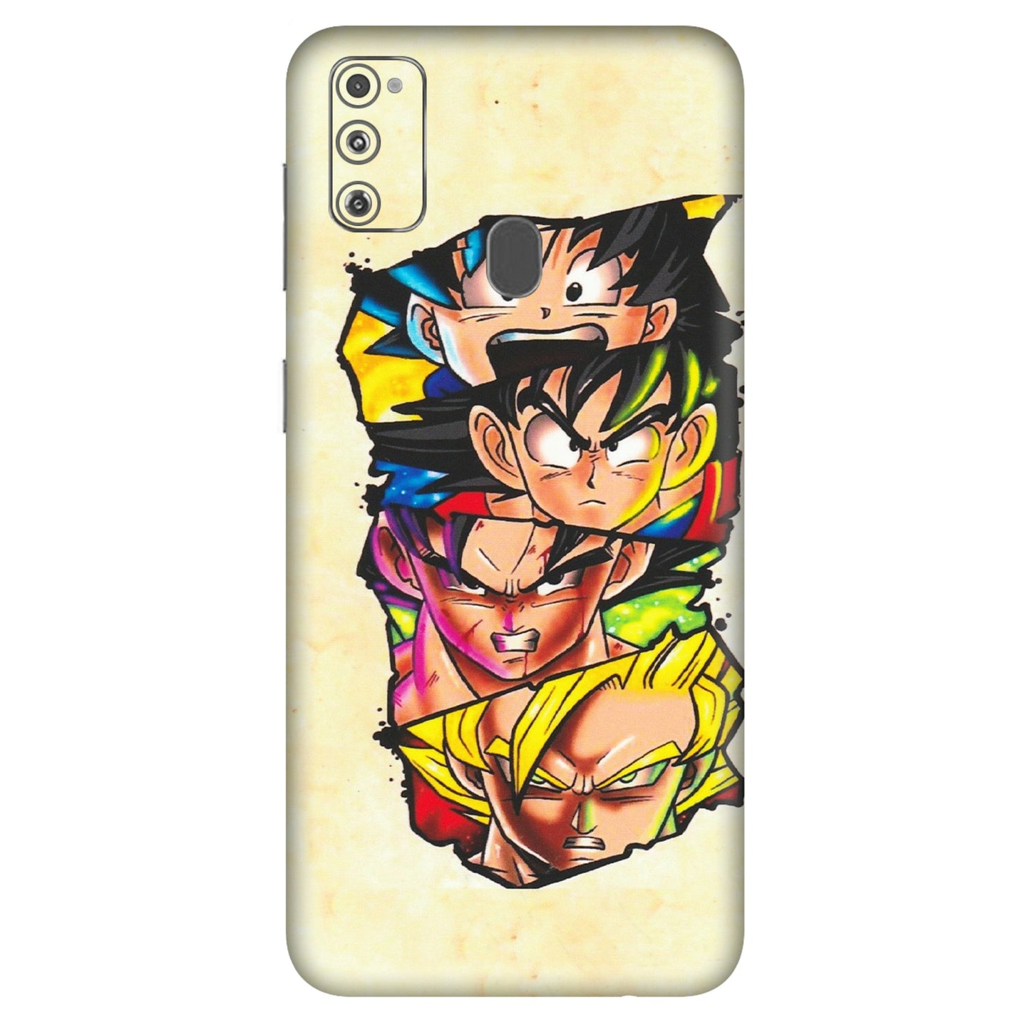 Samsung M/F/Note/Flip and C Phone Skins (All Models) - Angry Multi Anime - Matte Finish (M-113) Samsung Galaxy M30S