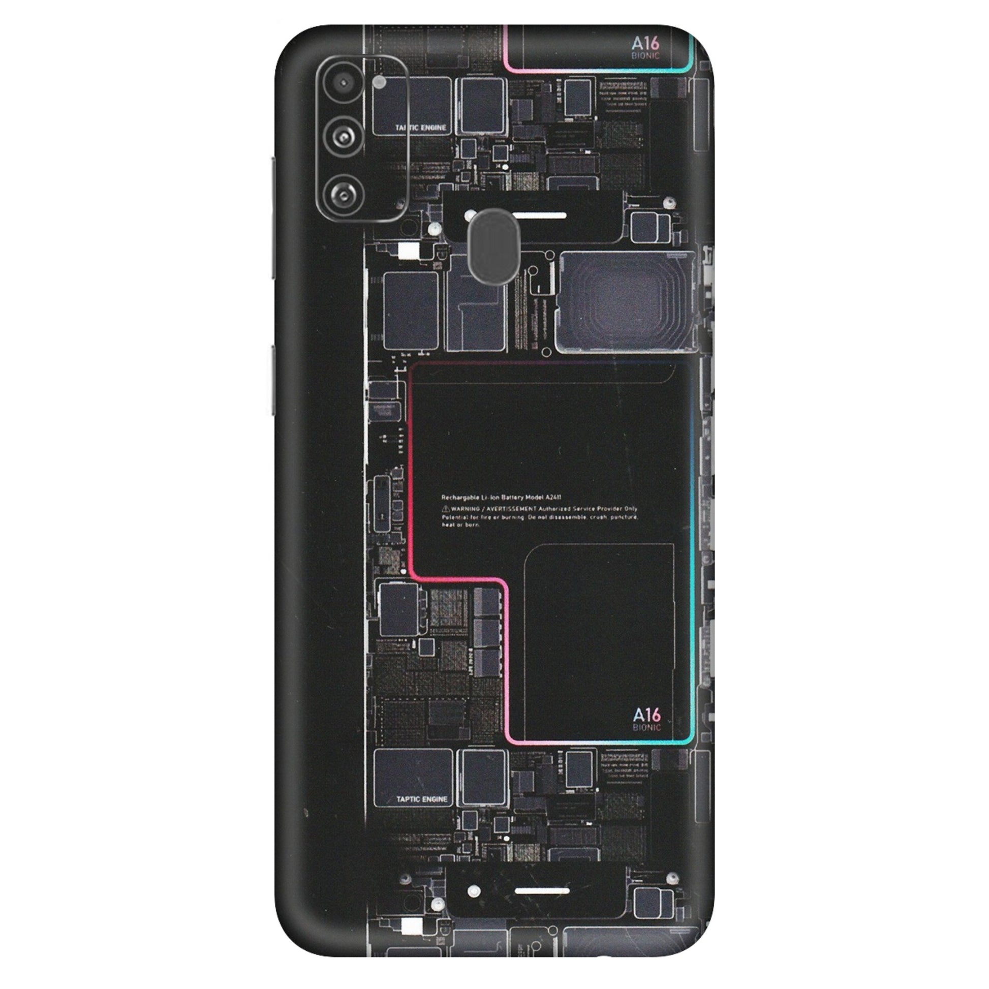Samsung M/F/Note/Flip and C Phone Skins (All Models) - Motherboard Circuit Layout - Matte Finish (M-117) Samsung Galaxy M30S