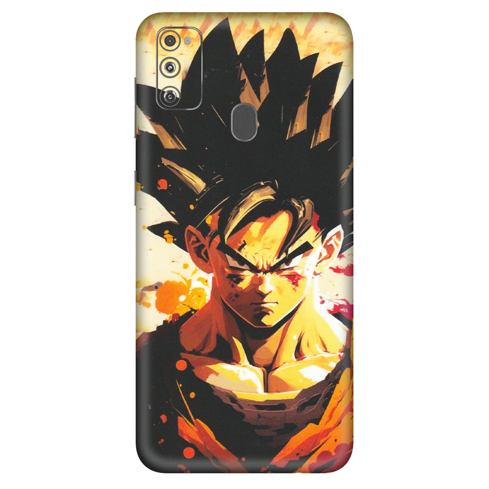 Samsung M/F/Note/Flip and C Phone Skins (All Models) - Angry Goku - Matte Finish (M-12) Samsung Galaxy M30S