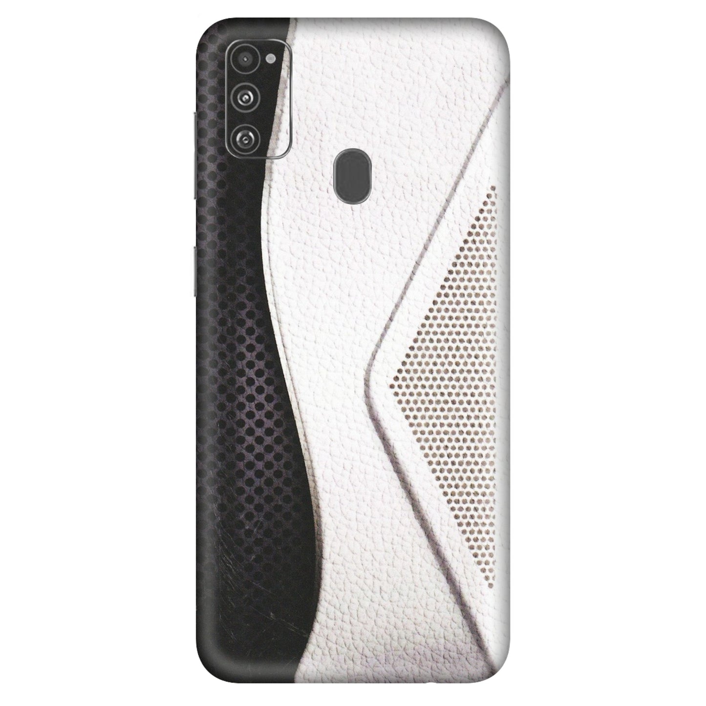 Samsung M/F/Note/Flip and C Phone Skins (All Models) - Black And White Iconic Convoy - Matte Finish (M-149) Samsung Galaxy M30S