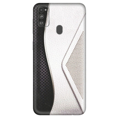 Samsung M/F/Note/Flip and C Phone Skins (All Models) - Black And White Iconic Convoy - Matte Finish (M-149) Samsung Galaxy M30S