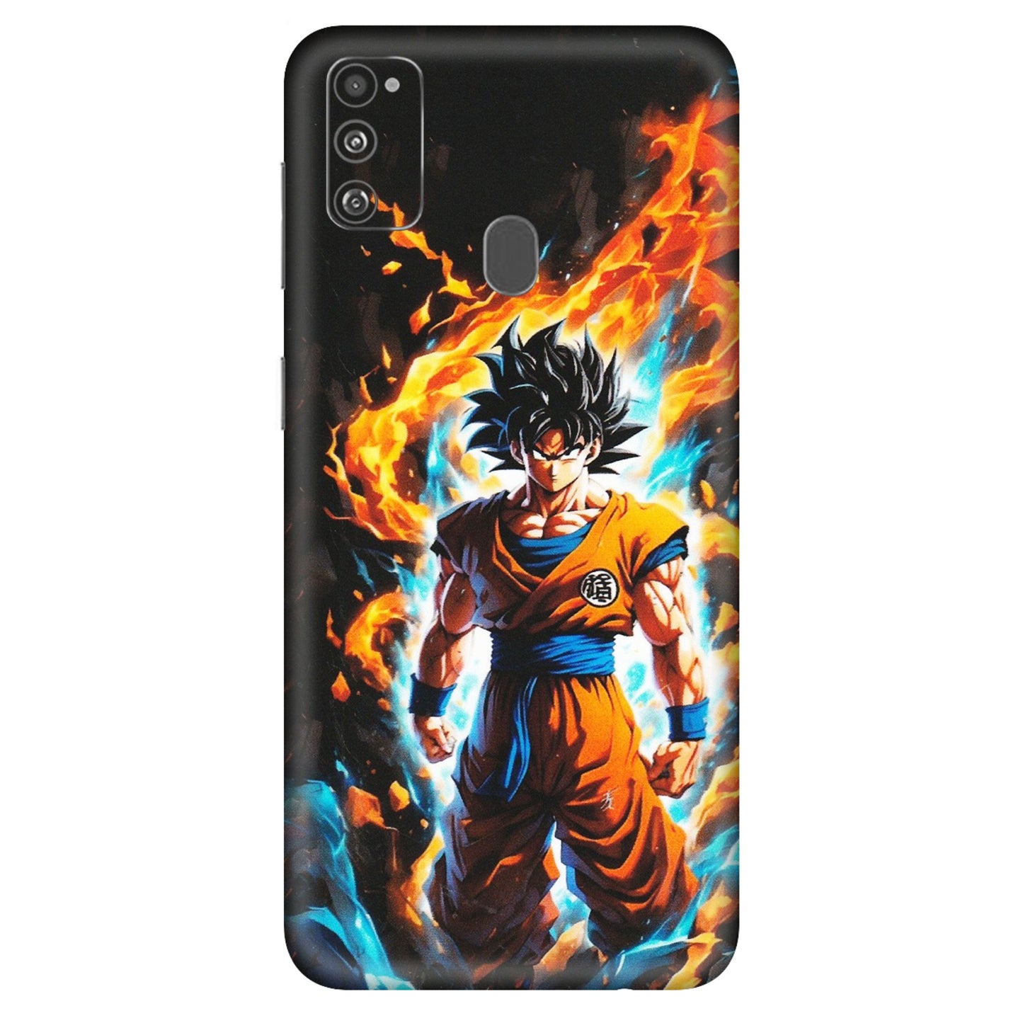 Samsung M/F/Note/Flip and C Phone Skins (All Models) - Goku Transformation Anime - Matte Finish (M-159) Samsung Galaxy M30S