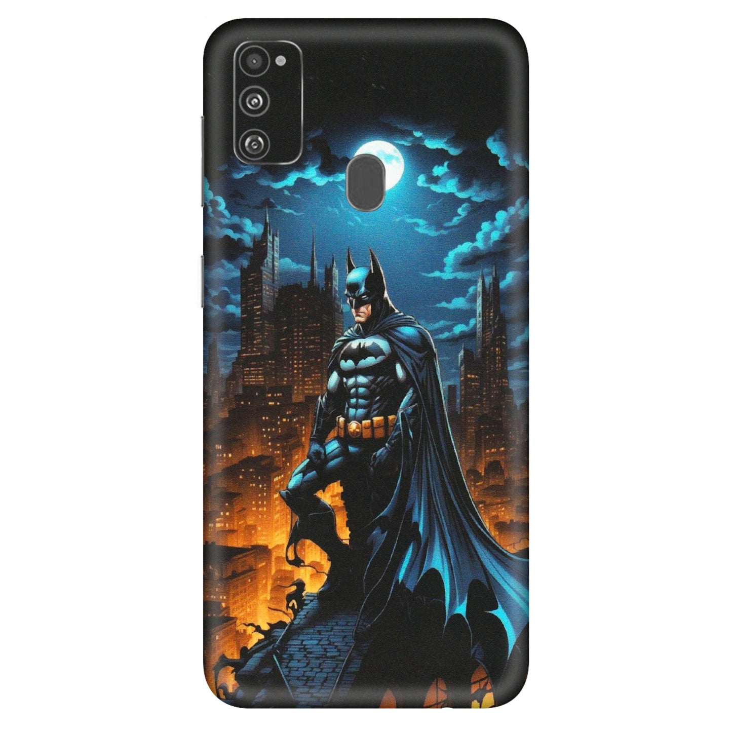 Samsung M/F/Note/Flip and C Phone Skins (All Models) - Batman Arkham City - Matte Finish (M-01) Samsung Galaxy M30S